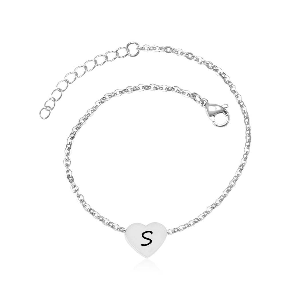Heart Design Anklet | Stainless Steel