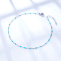 Bohomeian Coloured Anklet | Stainless Steel