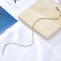 Bohomeian Coloured Anklet | Stainless Steel