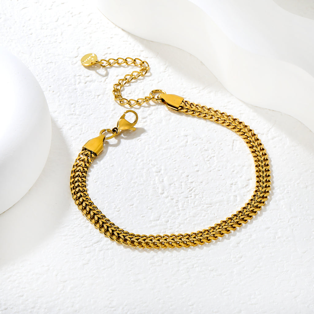 Double Spell Bracelet | 18K Gold | Size 19+5cm