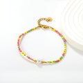 Mica Beads Bracelet | 18K Gold | Size 18+3cm