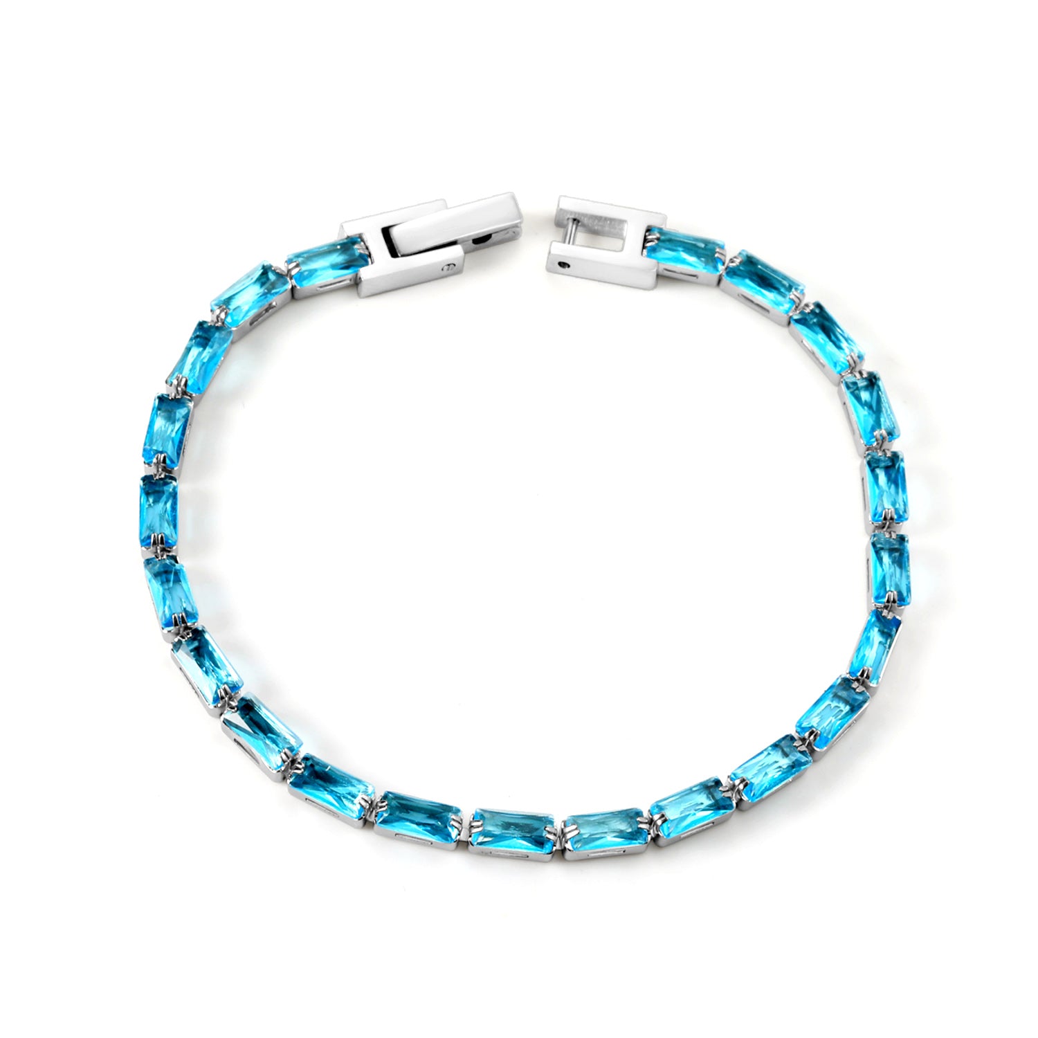 Rectangular Stone Bracelet | Stainless Steel | Size 18cm
