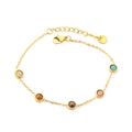 Tiger Eye Bracelet | 18K Gold | Size 18+3cm