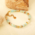 Shoushan Stone Bracelet | 18K Gold | Size 17+3cm