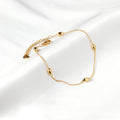 Cowrie Shell BeadAnklet | 18K Gold