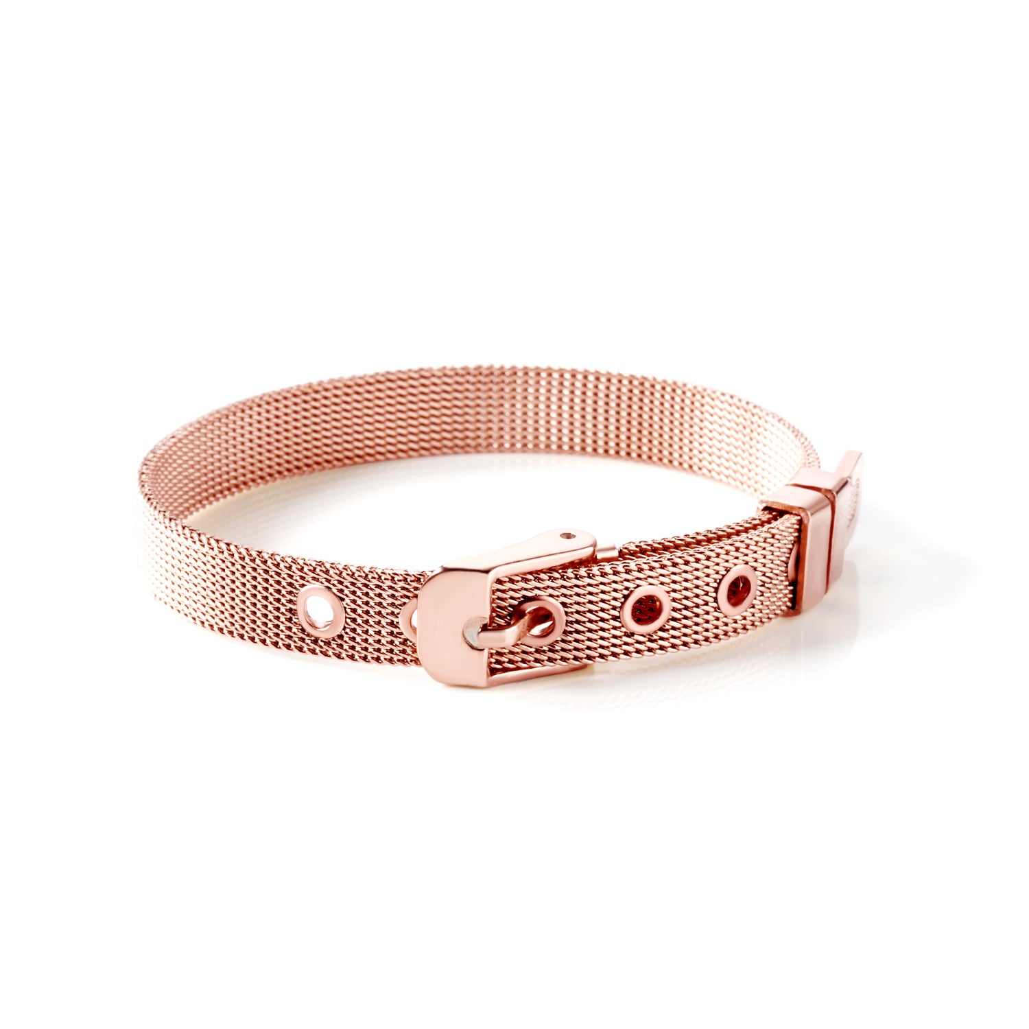 Watch Belt Mesh Bracelet | 18K Rose Gold