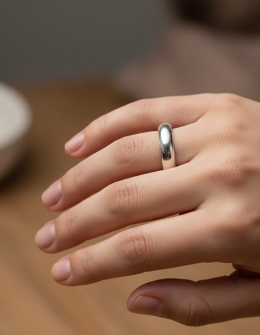 Sterling Silver Wedding Band | Size 9, 11 | 3mm
