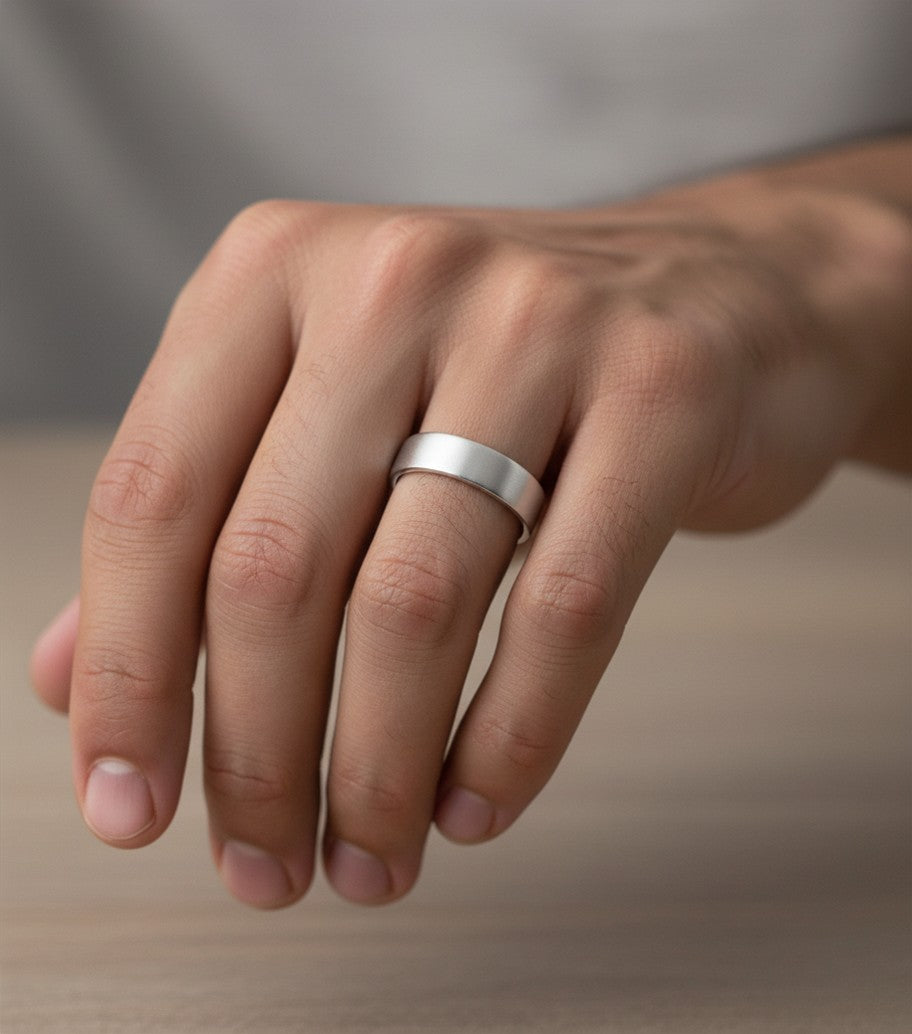 Sterling Silver Wedding Band | Size 9 & 11