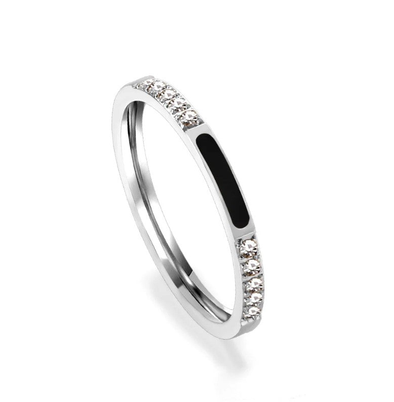 Lightweight Luxury Ring | Stainless Steel | Size #9 Color: Steel