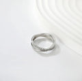 Double Layer Ring | Stainless Steel | Size #9 Color: Steel