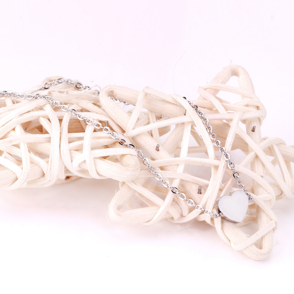 Heart Design Anklet | Stainless Steel